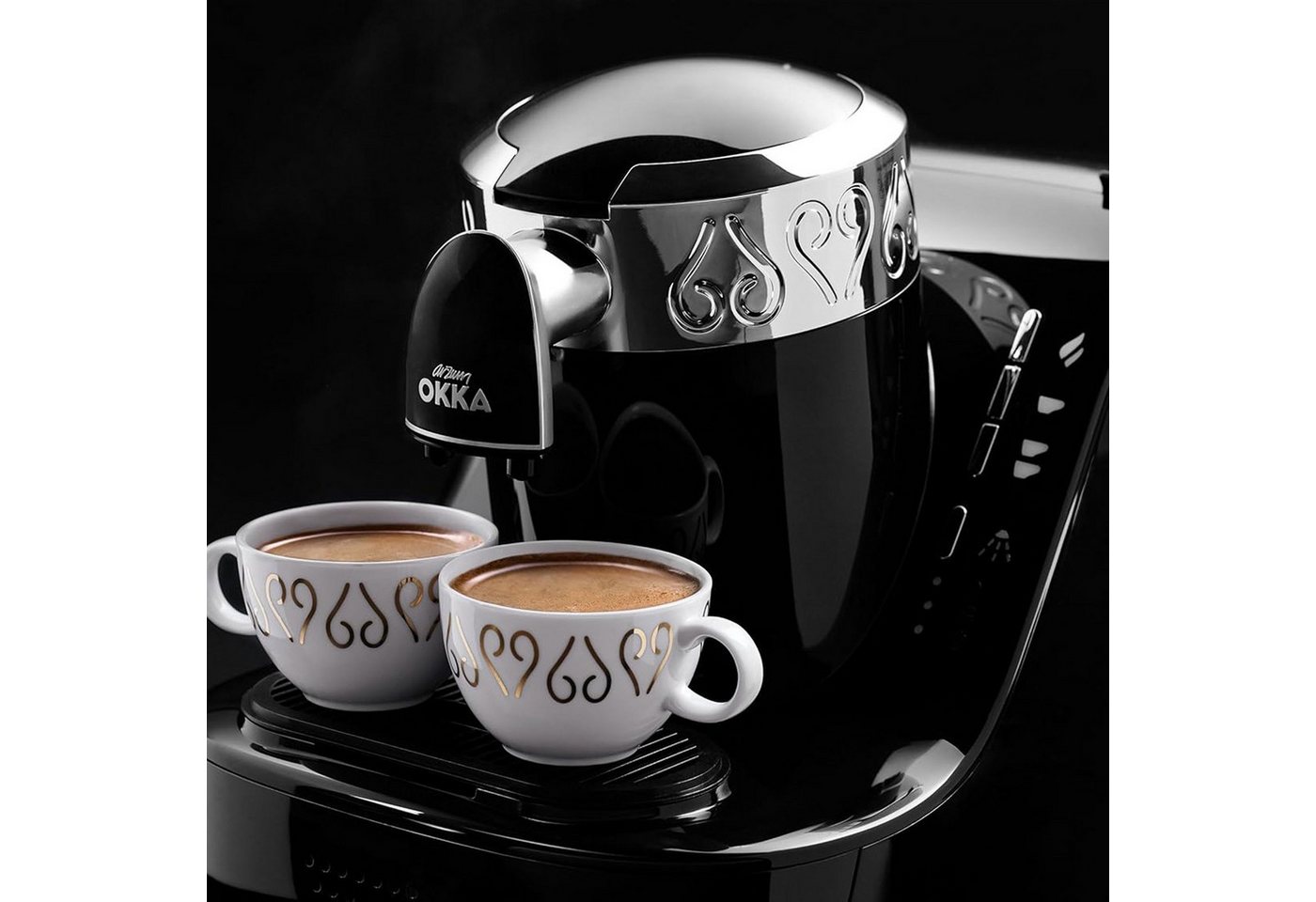 Arzum Espressokocher OK002-B, 3-level cup size selection – Bild 4 von 5