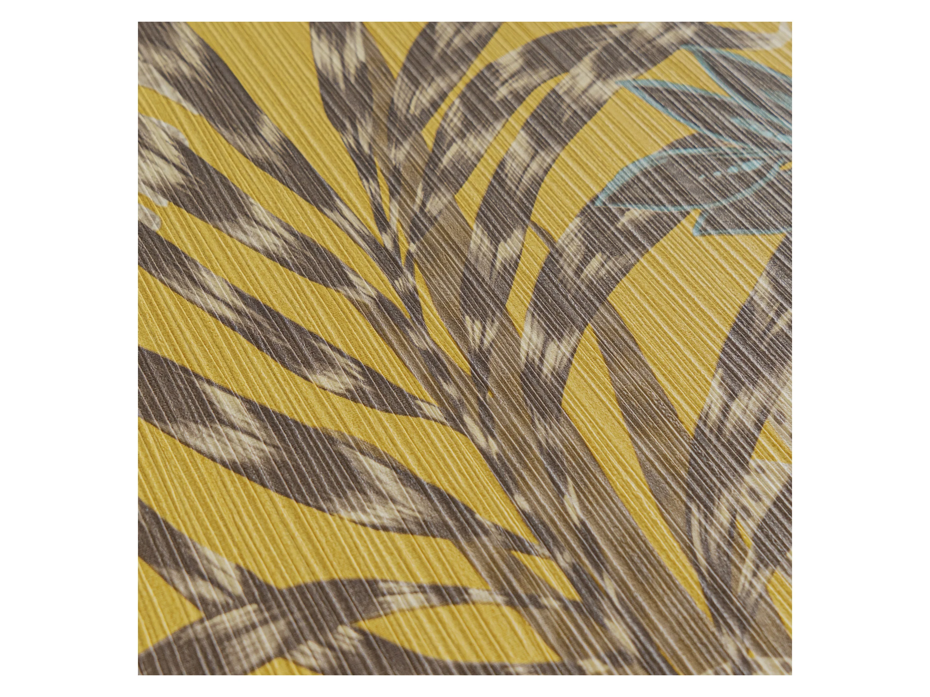 AS CRÉATION Vliestapete (Ockergelb mit Schwarz u. Beige, 10,05 x 0,53 m) – Bild 3 von 4