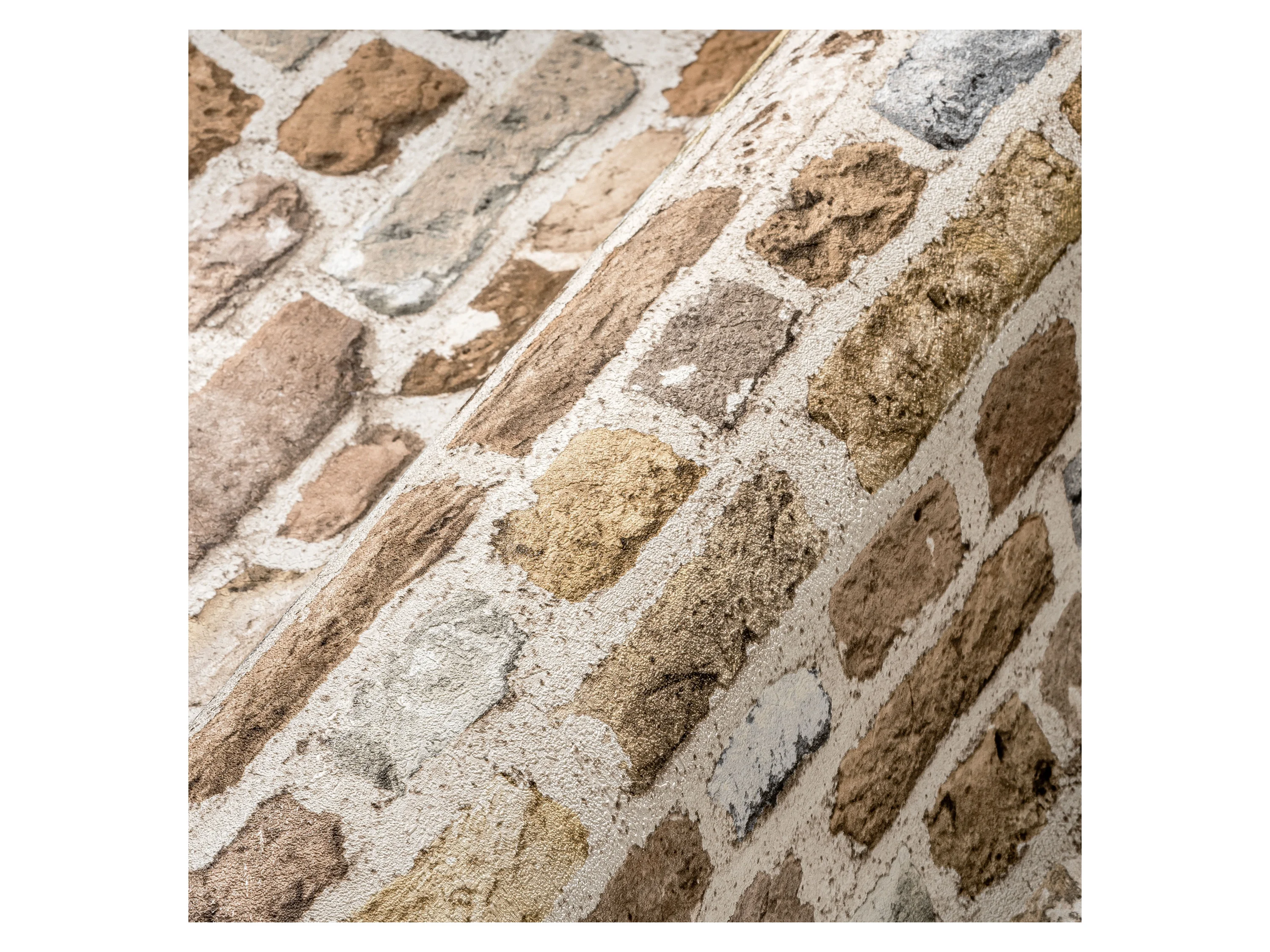AS CRÉATION Vliestapete (Ziegelbeige, 10,05 x 0,53 m) – Bild 3 von 4
