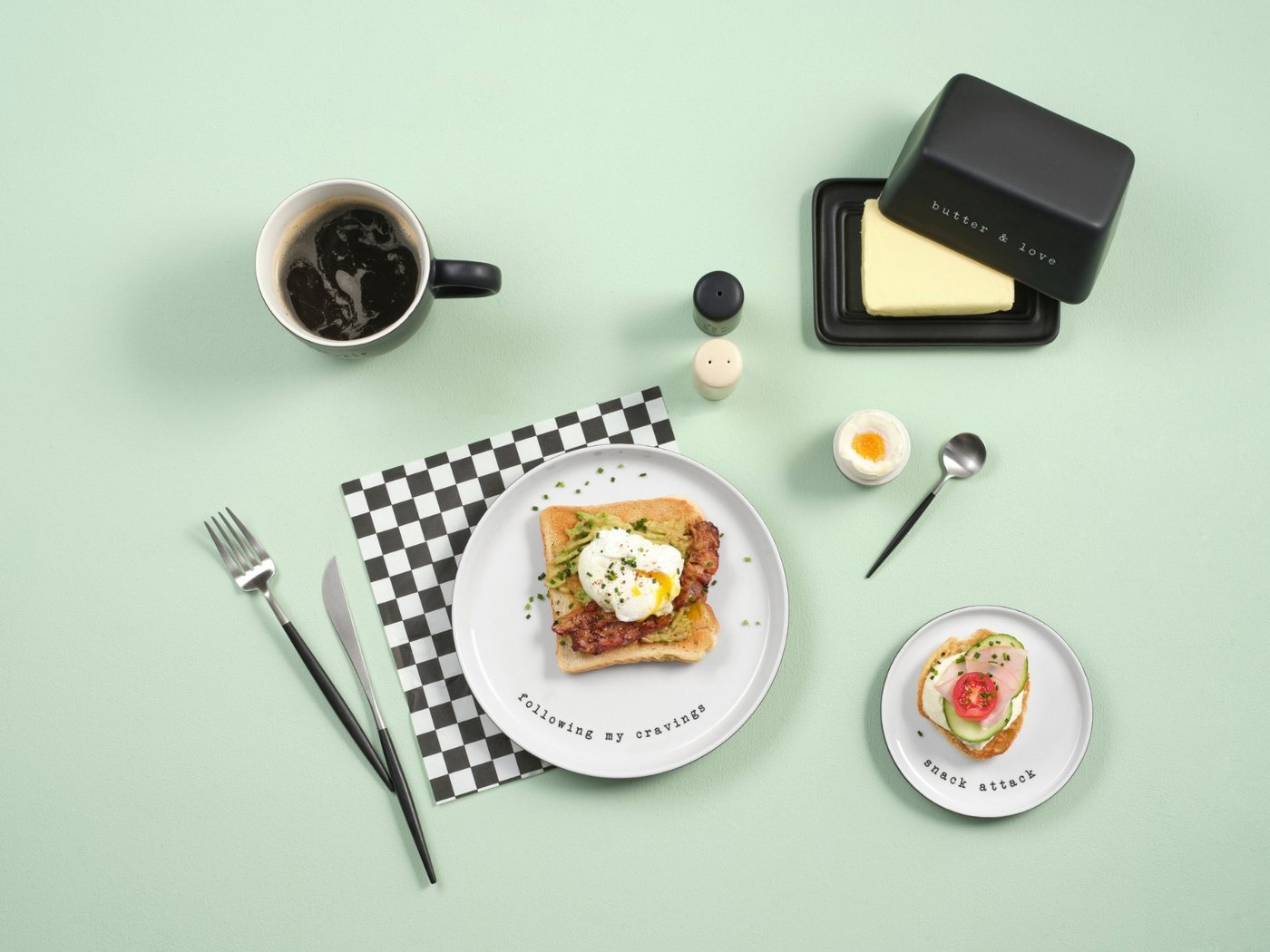 ASA SELECTION Dessertteller hey! Dessertteller one bit closer to heaven 22cm – Bild 3 von 5