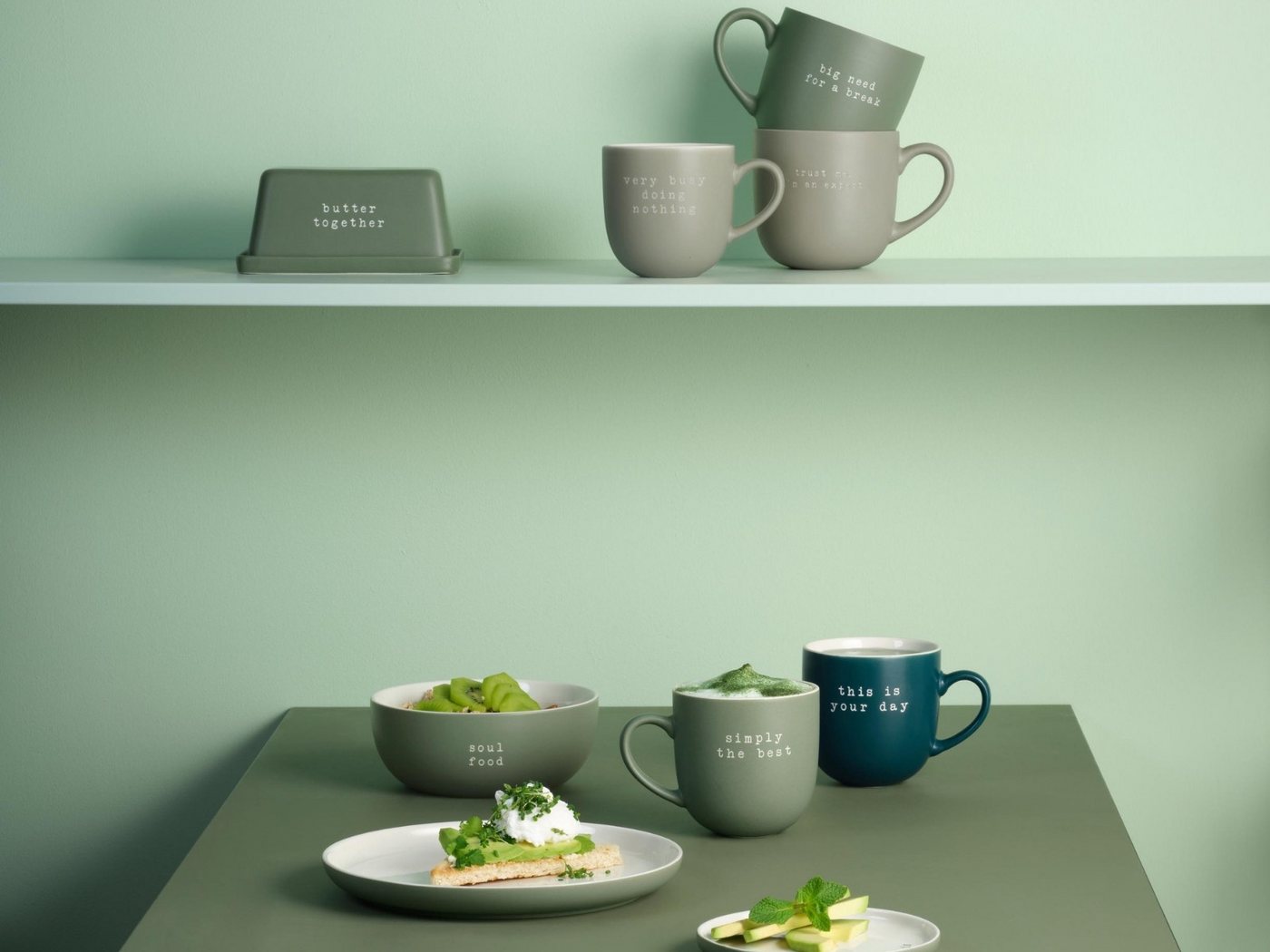 ASA SELECTION Dessertteller hey! Dessertteller one bit closer to heaven 22cm – Bild 5 von 5