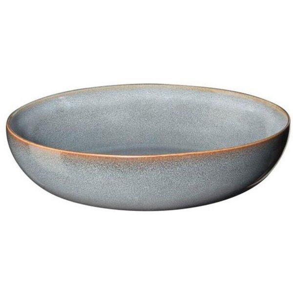 ASA SELECTION Pastateller Pastateller 21 cm Saisons Denim, (1 St), Steinzeug, mikrow.- & spülm.sicher, glasiert, Effektglasur, blau