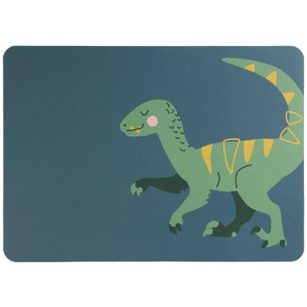 ASA SELECTION Platzset Asa Tischset Coppa Kids Velociraptor Vincent Blau (46x33cm)