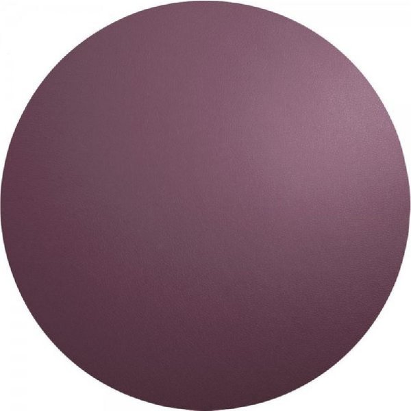 ASA SELECTION Platzset Asa Tischset Lederoptik Rund Plum (38cm)