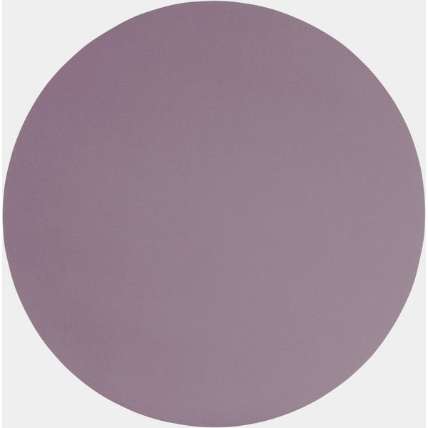 ASA SELECTION Platzset leather optic Tischset rund lavender 38cm