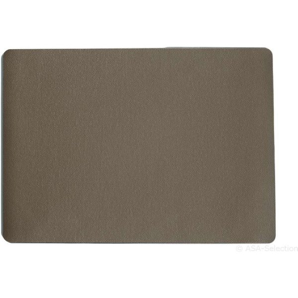 ASA SELECTION Platzset Tischset Lederoptik braun 46 x 33 cm, Tischwäsche