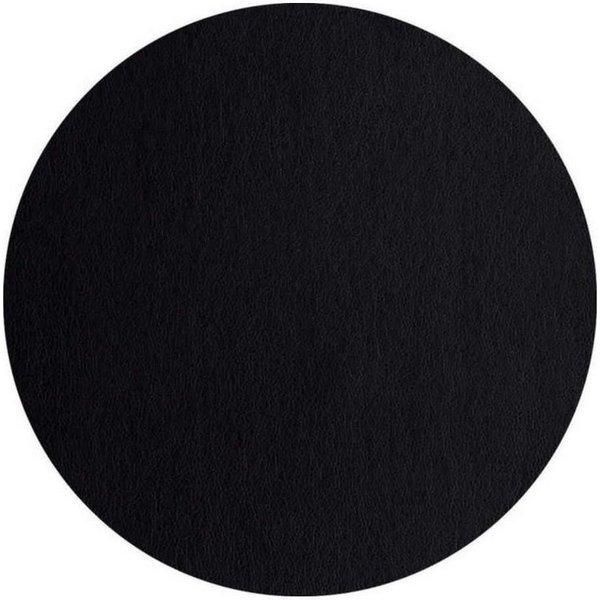 ASA SELECTION Platzset Tischset rund Lederoptik schwarz 38 cm, Tischwäsche