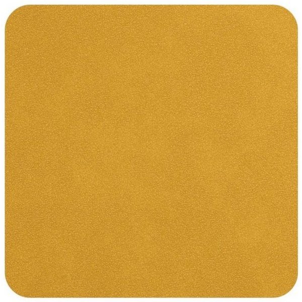 ASA SELECTION Platzset Untersetzer soft leather amber 10 x 10 cm Set4, Tischwäsche
