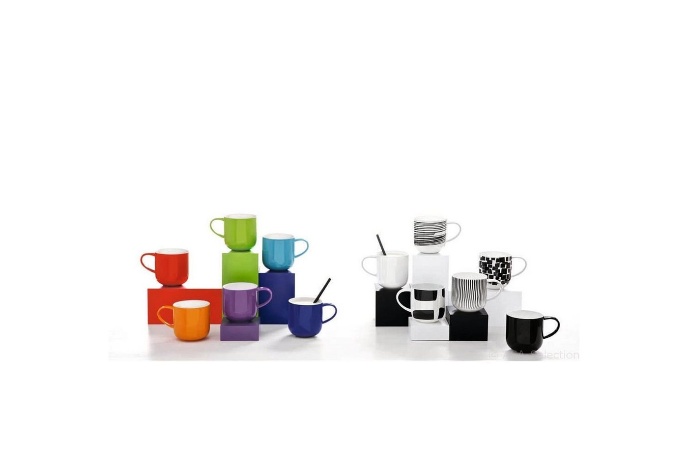 ASA SELECTION Tasse Asa Henkelbecher Coppa Weiß – Bild 5 von 5