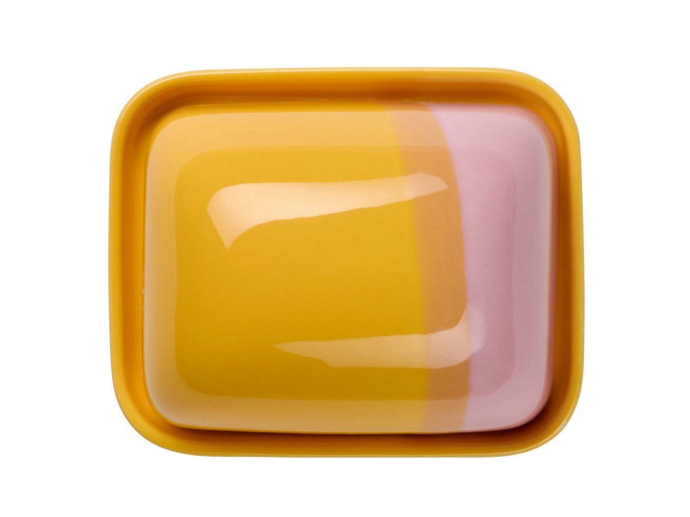 ASA SELECTION Vorratsdose joy Butterdose passion fruit smoothie 11,5cm, Porzellan – Bild 2 von 3
