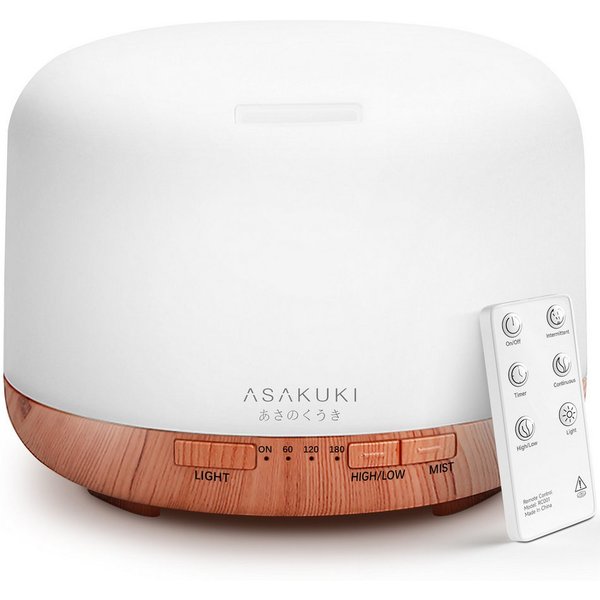 Asakuki Luftbefeuchter Rock 100-DF001, 0,5 l Wassertank