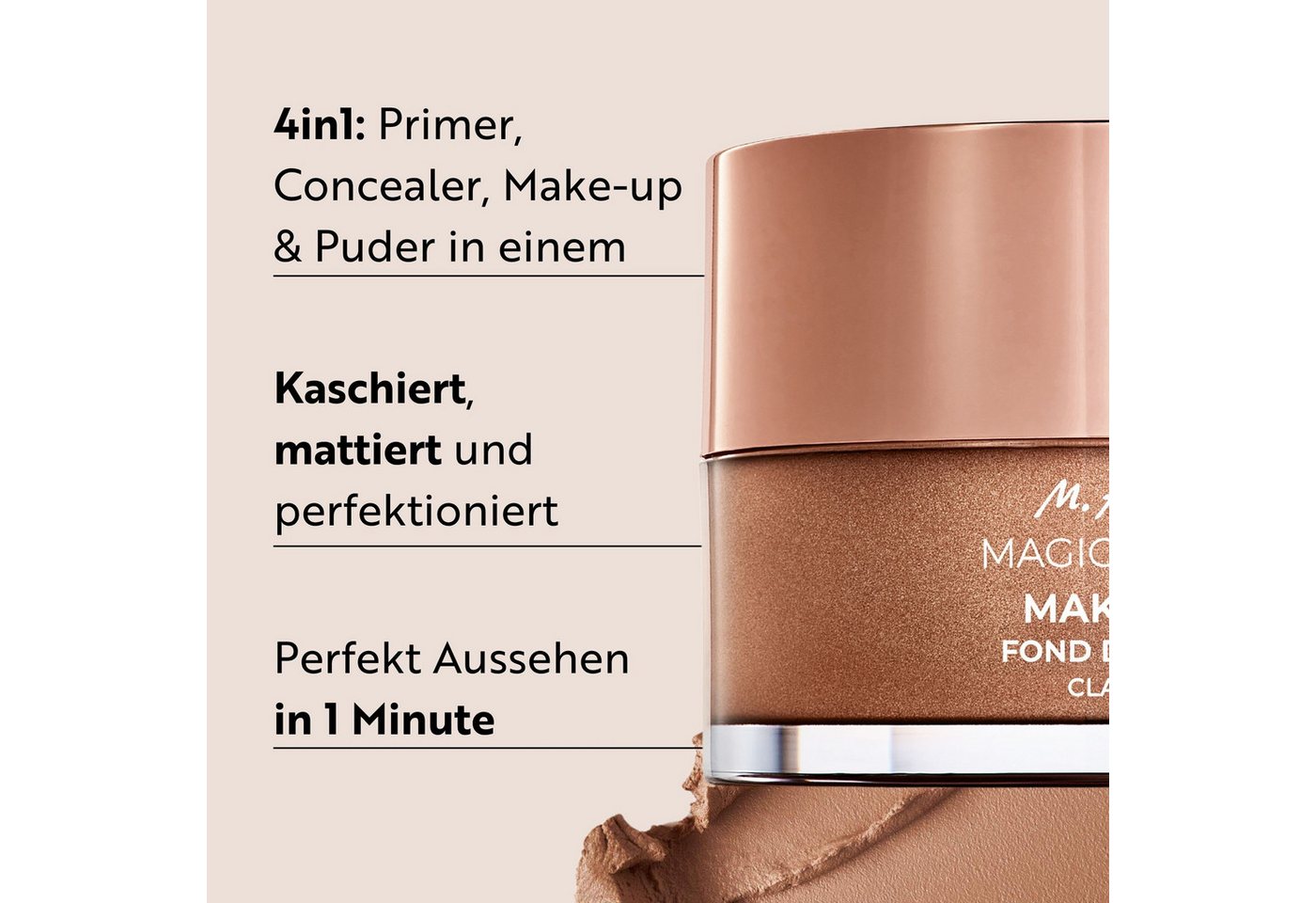 asambeauty Foundation Make-up Mousse Classic – Bild 2 von 5