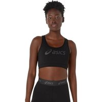 ASICS Damen BH ESSENTIAL LOGO PADLESS BRA, Größe XL in Schwarz