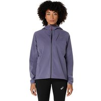 ASICS Damen Jacke METARUN WATERPROOF JACKET, Größe XL in Grau