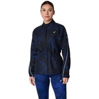 ASICS Damen Jacke ROAD LITE-SHOW PACKABLE JACKET, Größe M in Blau