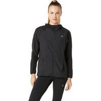 ASICS Damen Jacke ROAD PACKABLE JACKET, Größe XL in Schwarz