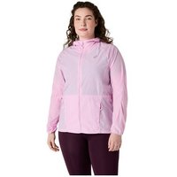 ASICS Damen Jacken/Anoraks lg.Arm Da ROAD PACKABLE JACKET, Größe M in Schwarz