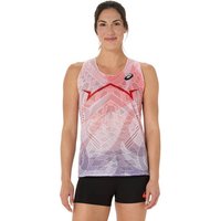 ASICS Damen Shirt METASPEED SINGLET, Größe XL in Braun