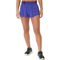 ASICS Damen Shorts METARUN SPLIT SHORT, Größe XL in Lila