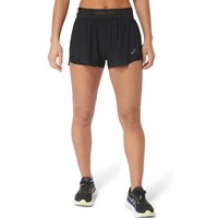 ASICS Damen Shorts METARUN SPLIT SHORT, Größe XL in Braun