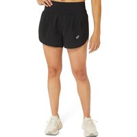 ASICS Damen Shorts ROAD 3.5IN SHORT, Größe M in Schwarz