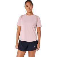 ASICS Damen T-Shirt ROAD SS TOP, Größe L in Rot
