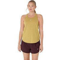 ASICS Damen T-Shirt ROAD TANK, Größe M in Braun