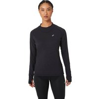 ASICS Damen T-Shirt WINTER RUN LS TOP, Größe XL in Schwarz