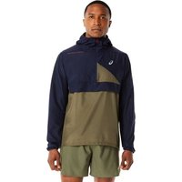 ASICS Herren Jacke FUJITRAIL™ ANORAK, Größe S in Schwarz
