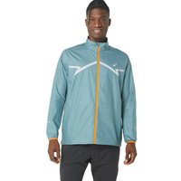ASICS Herren Jacke LITE-SHOW JACKET, Größe XL in Grau