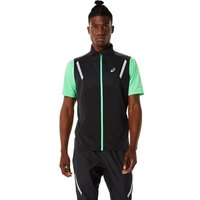 ASICS Herren Jacke LITE-SHOW VEST, Größe S in Schwarz