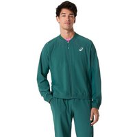 ASICS Herren Jacke MATCH JACKET, Größe XL in Grün