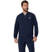 ASICS Herren Jacke MATCH JACKET, Größe S in Blau