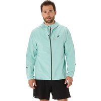 ASICS Herren Jacke METARUN WATERPROOF JACKET, Größe XL in Silber