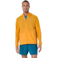 ASICS Herren Jacke ROAD PACKABLE JACKET, Größe M in Orange