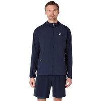 ASICS Herren Jacke ROAD PACKABLE JACKET, Größe S in Blau