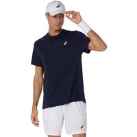 ASICS Herren Shirt COURT SS TOP, Größe XL in Schwarz