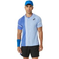 ASICS Herren Shirt MEN MATCH SS TOP, Größe M in Silber