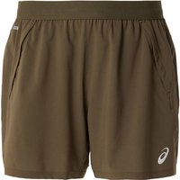 ASICS Herren Shorts ROAD 5IN SHORT, Größe XL in Braun