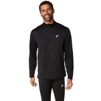 ASICS Herren T-Shirt CORE LS 1/2 ZIP WINTER TOP, Größe M in Schwarz