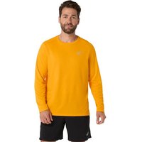 ASICS Herren T-Shirt CORE LS TOP, Größe L in Braun