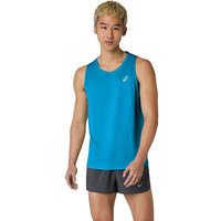 ASICS Herren T-Shirt CORE SINGLET, Größe L in Blau