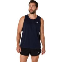 ASICS Herren T-Shirt CORE SINGLET, Größe XXL in Braun