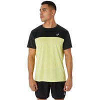 ASICS Herren T-Shirt RACE SS TOP, Größe S in Braun