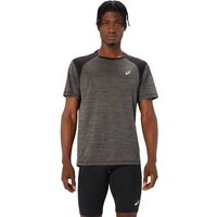 ASICS Herren T-Shirt ROAD SS TOP, Größe XL in Grau
