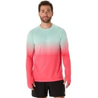ASICS Herren T-Shirt SEAMLESS LS TOP, Größe M in Pink