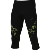 ASICS Herren Tights Overknee Stripe, Größe S in Schwarz