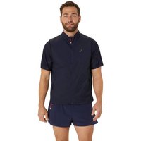 ASICS Herren Weste METARUN PACKABLE GILET, Größe S in Braun