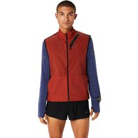 ASICS Herren Weste METARUN™ PACKABLE VEST, Größe M in Rot