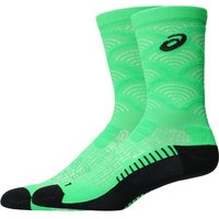 ASICS Kinder Socken PERFORMANCE RUN SOCK CREW, Größe XL in Grün
